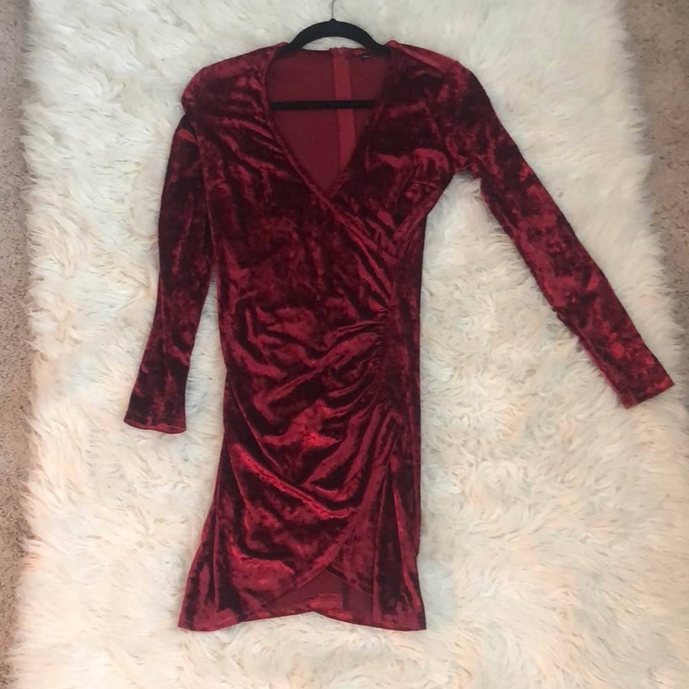 Velour dress